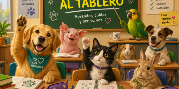 “Animales al Tablero”, la revolución silenciosa en Bogotá que enseñará a cuidar y respetar a los animales